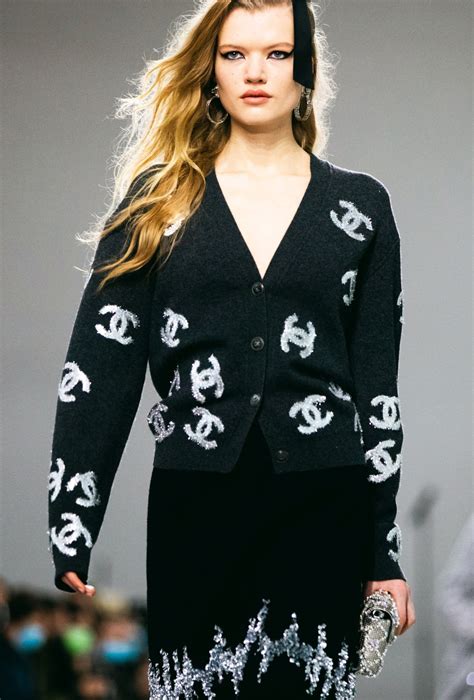 chanel boutique flower sweater|Chanel sweaters 2022.